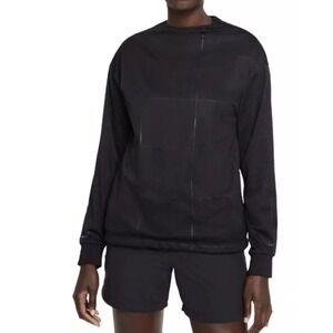Nike Women's Storm-Fit Black Long Sleeve Golf Sweater Size Large